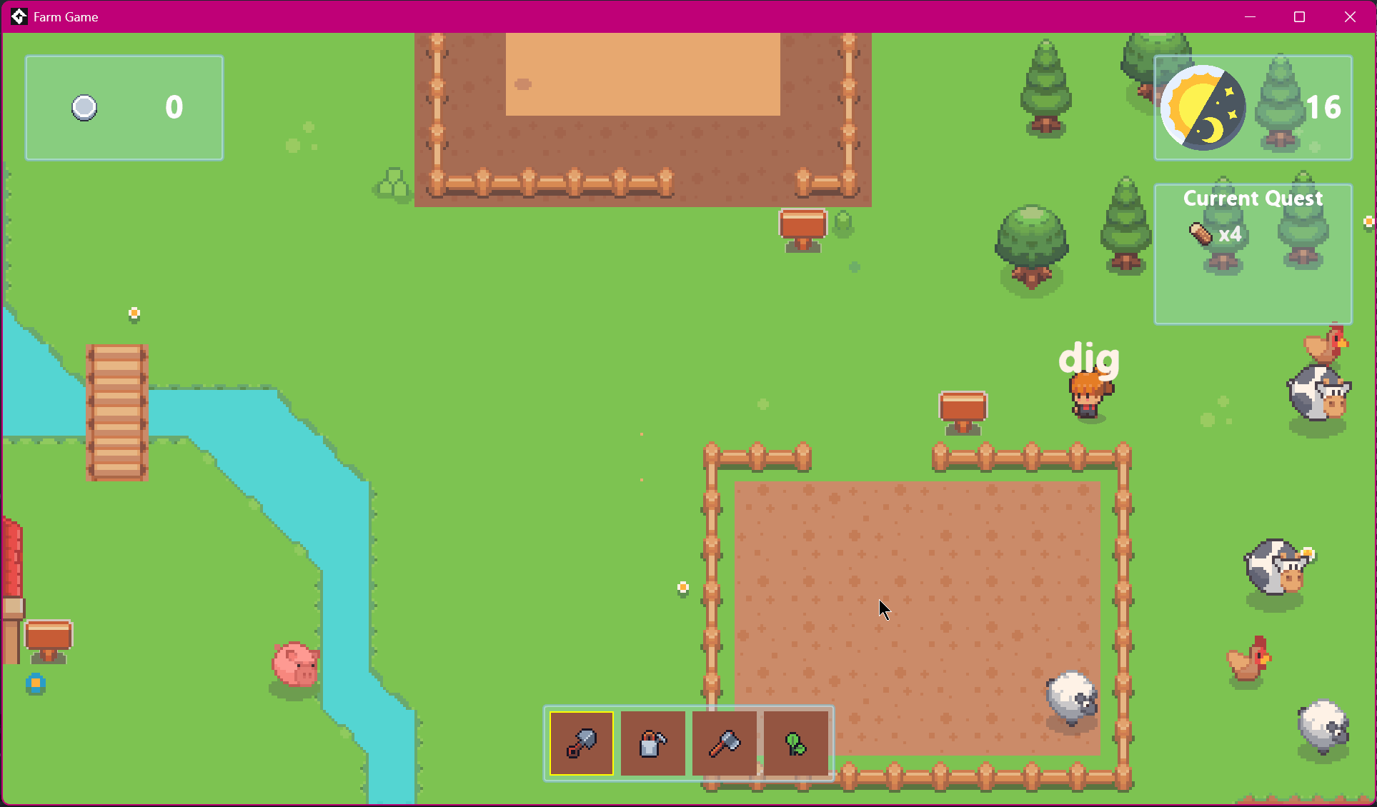 Complete options/pause menu